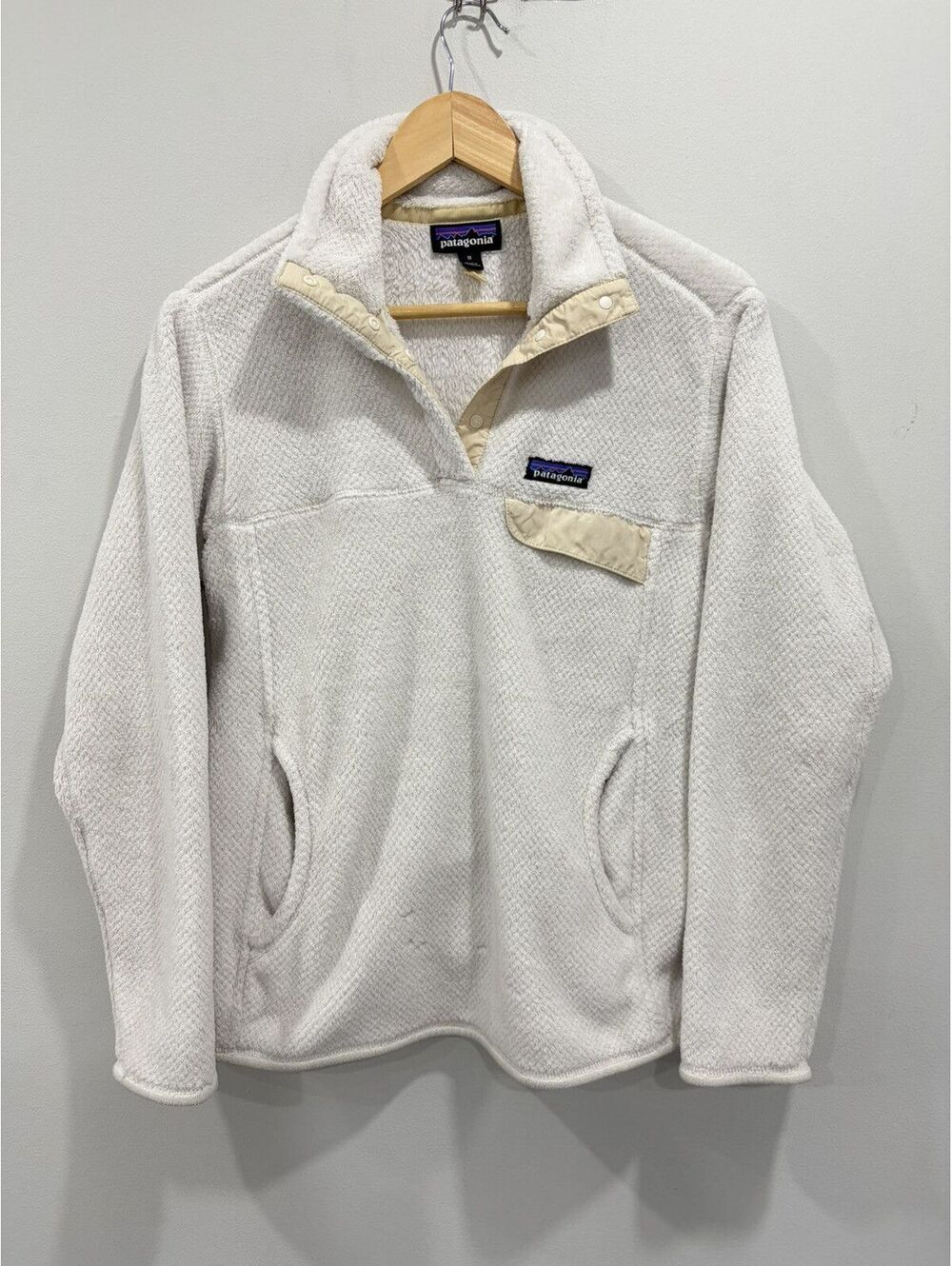 Vintage Womens Patagonia Sweater Fleece snap t